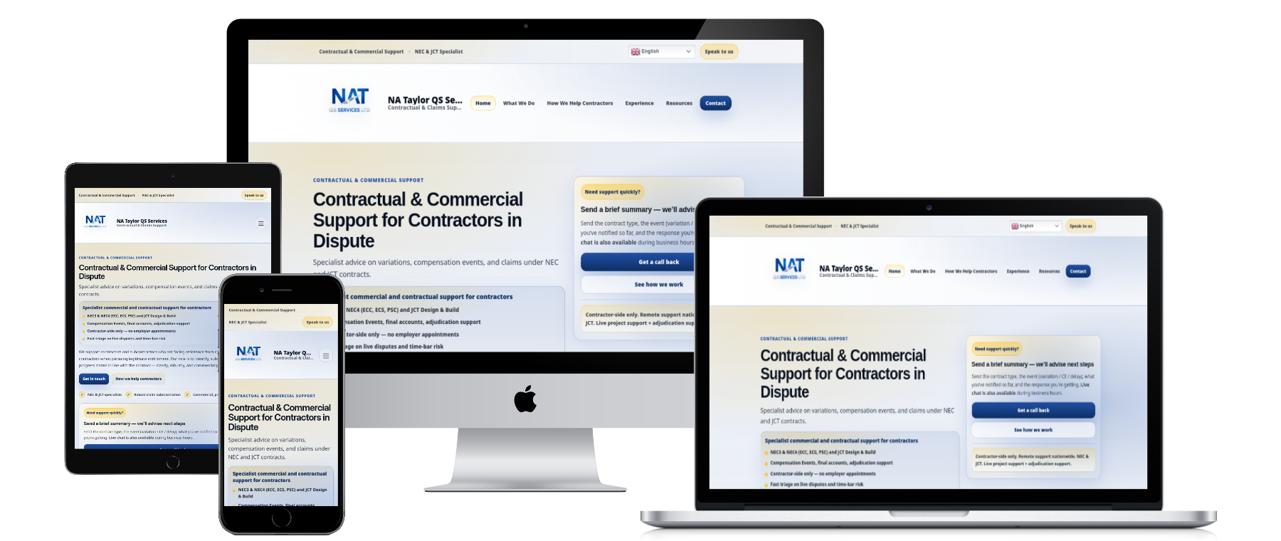 NATQS website preview