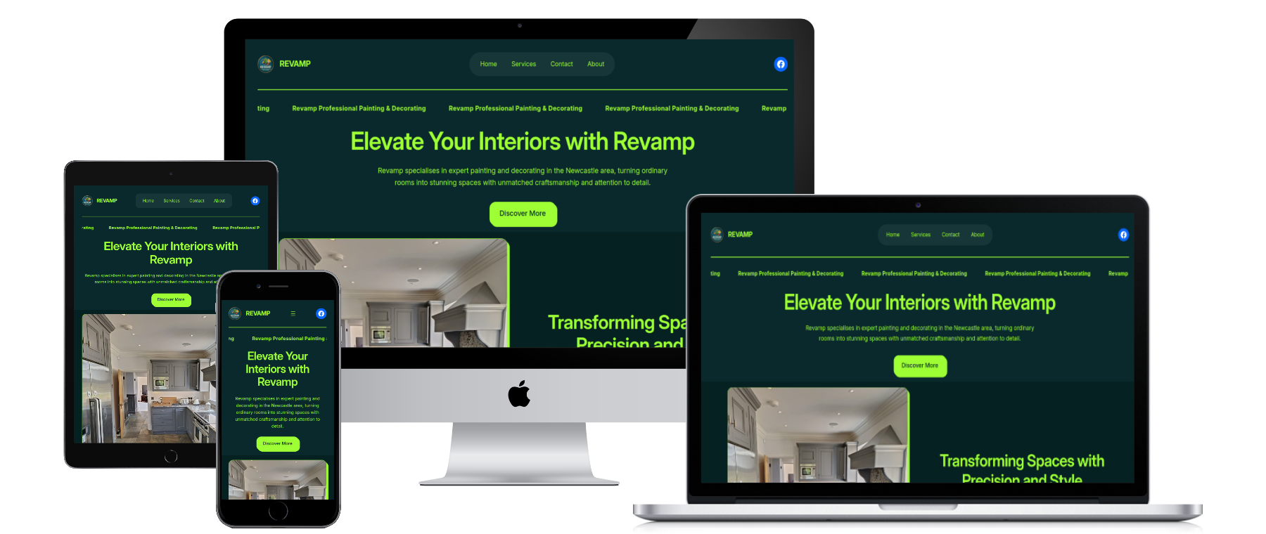 Revamp Pro Painters website preview