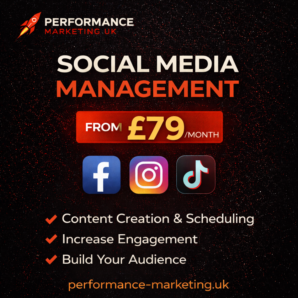 Social media management example