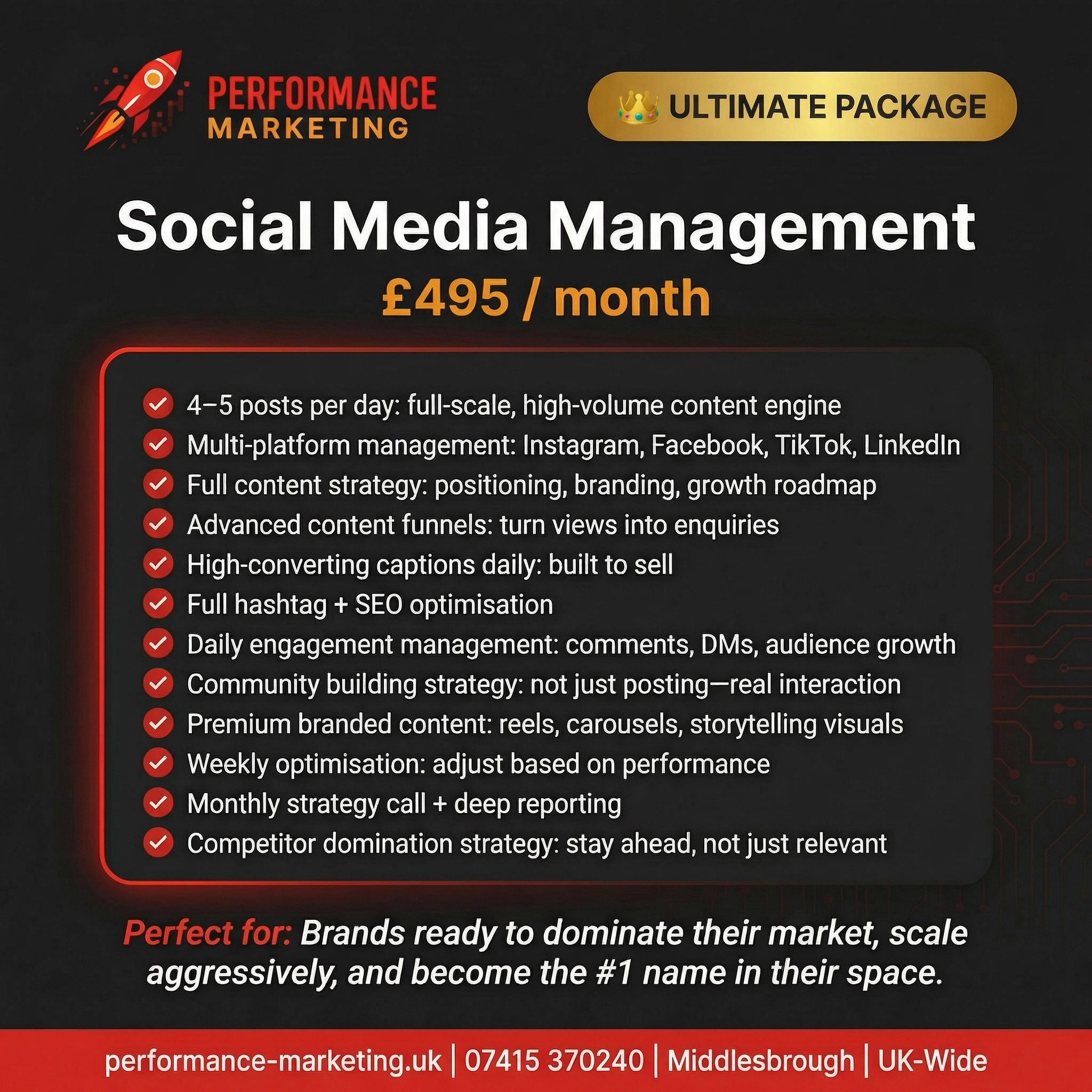Ultimate social media package