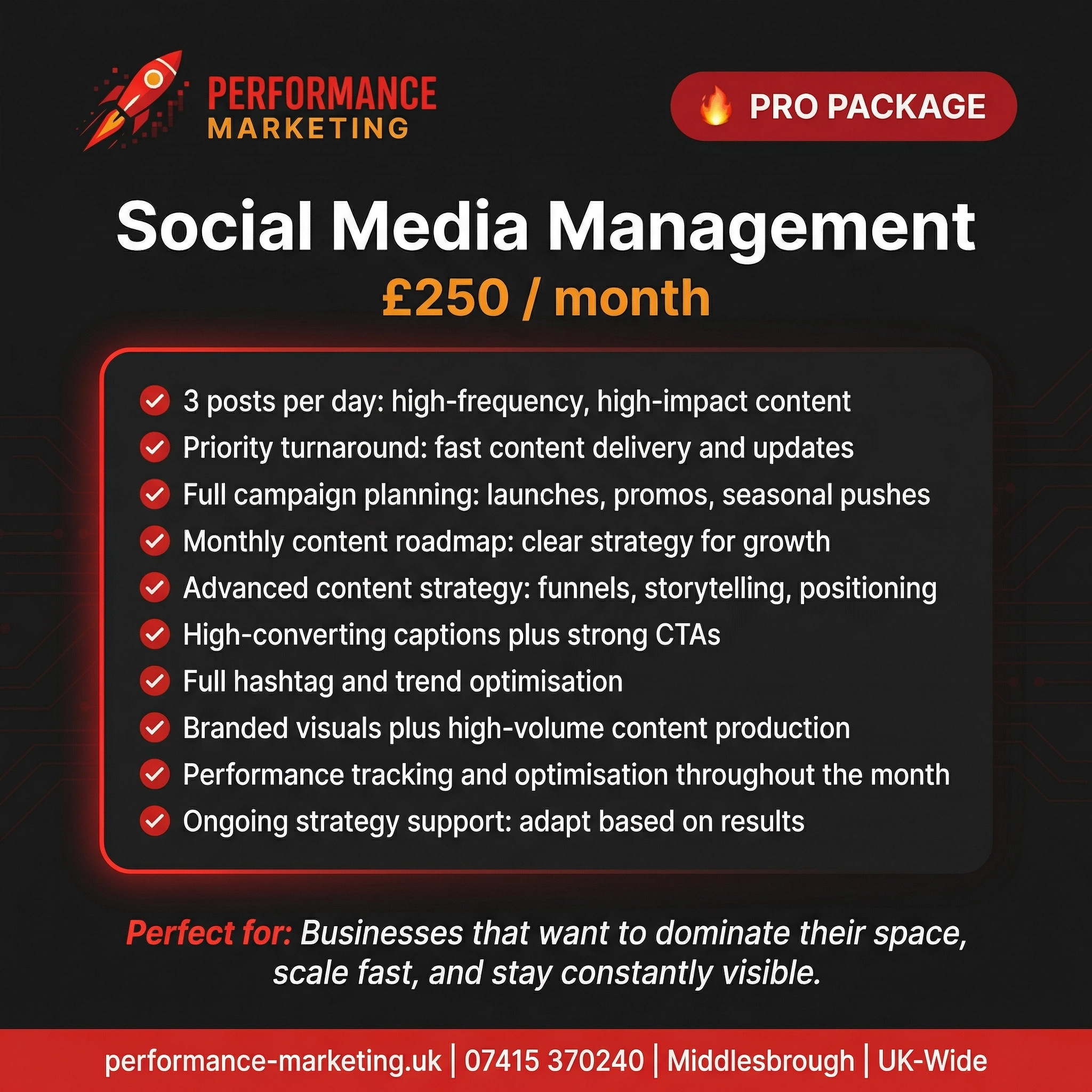 Pro social media package