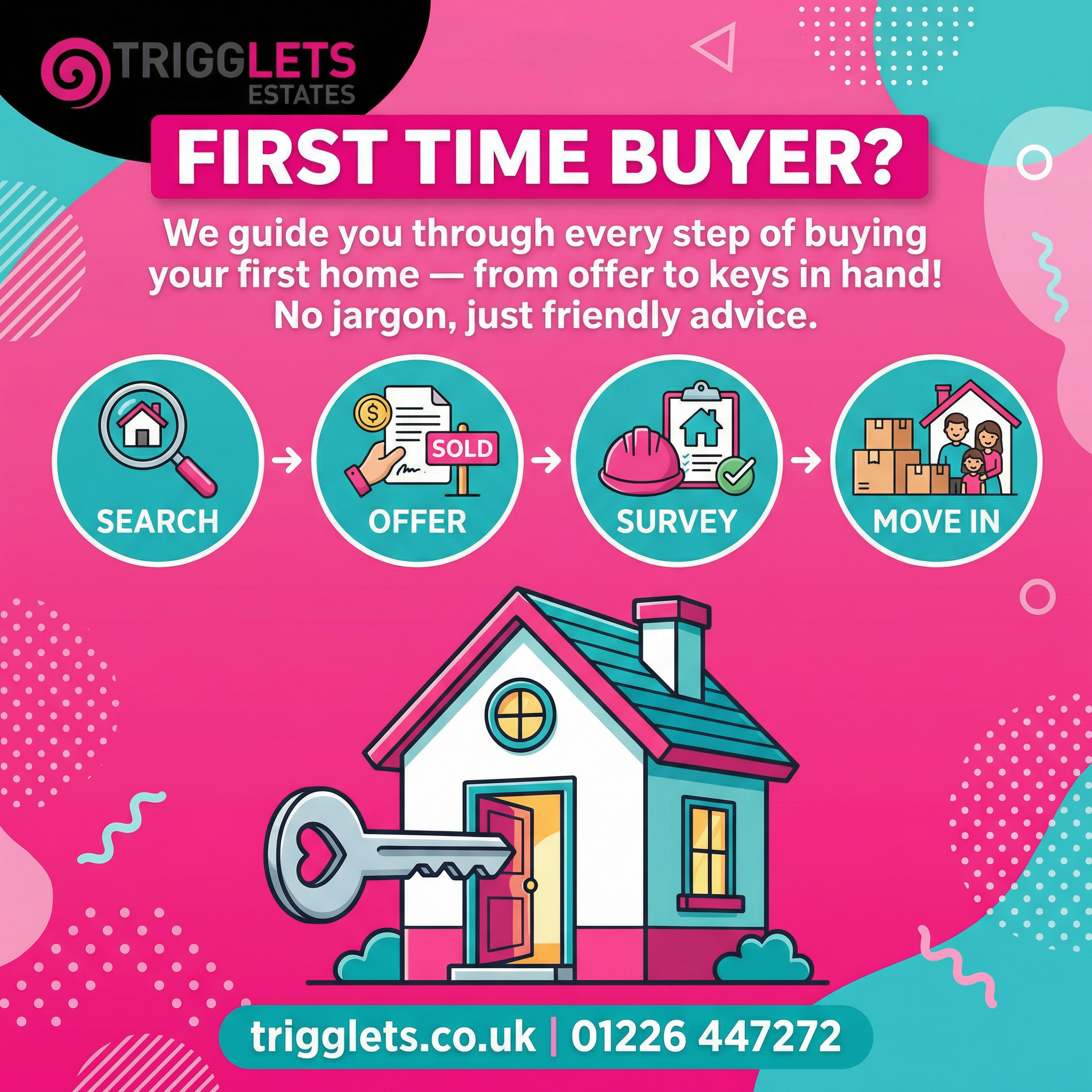 Trigglets Estates first time buyers creative