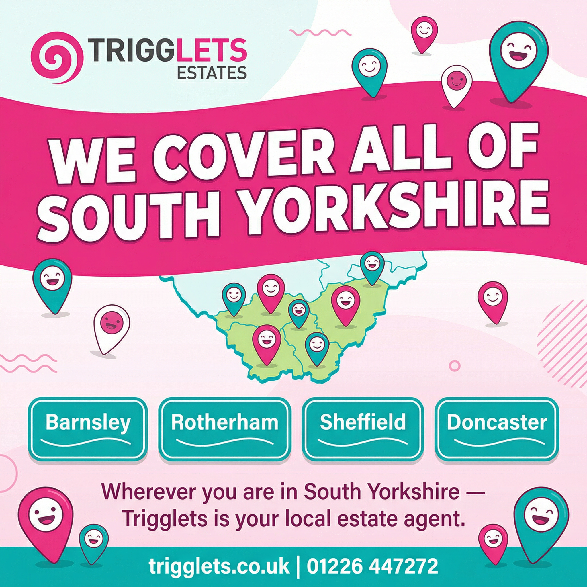 Trigglets Estates area coverage creative