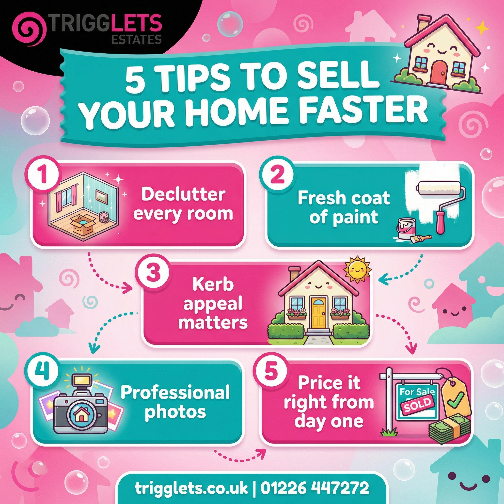 Trigglets Estates selling tips creative