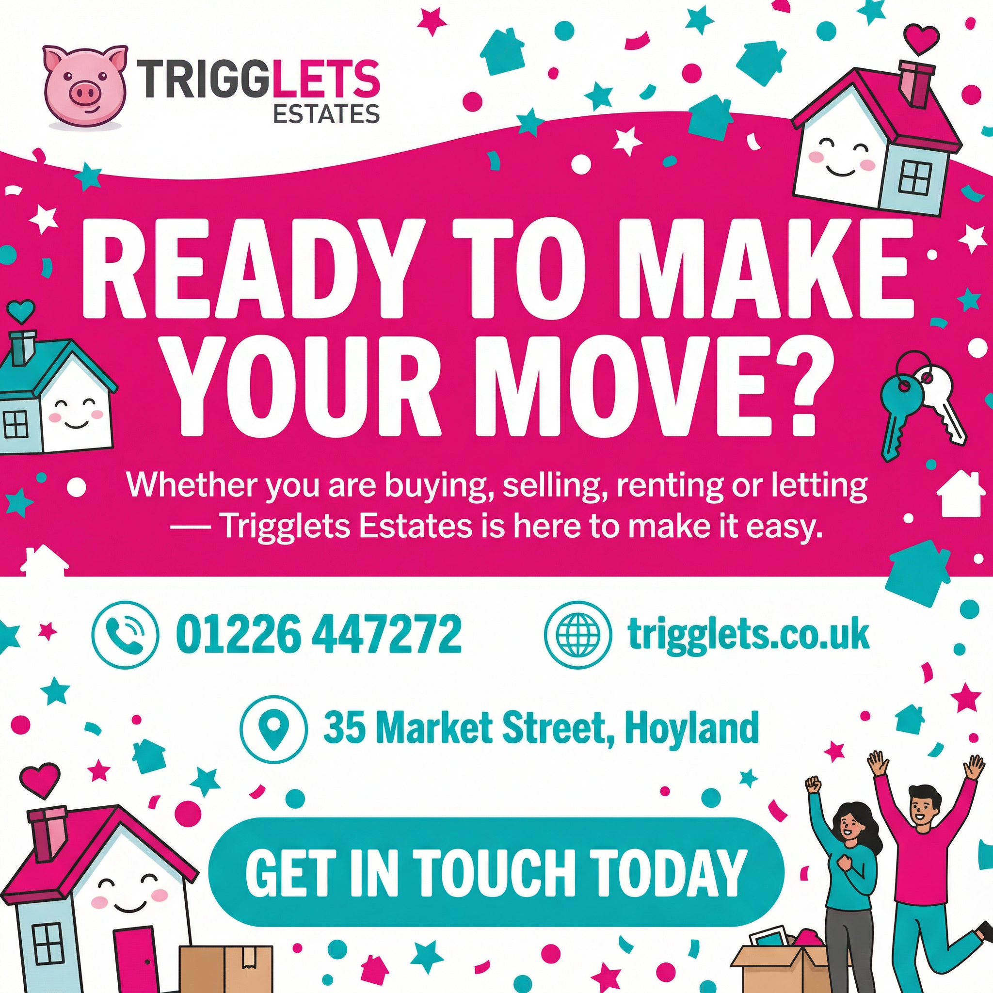 Trigglets Estates book valuation creative