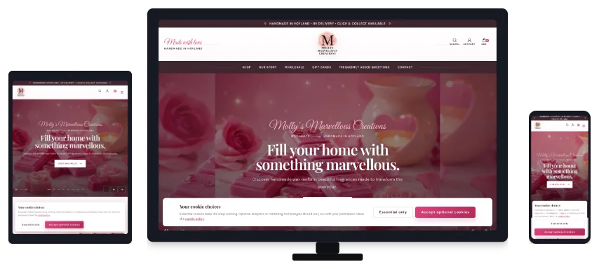 Molly’s Marvellous Creations website project