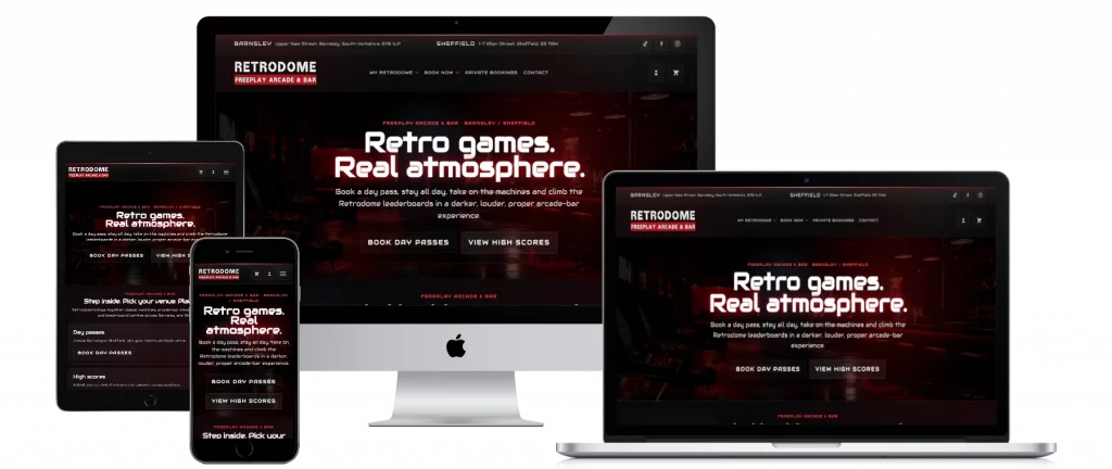 Retrodome UK website project
